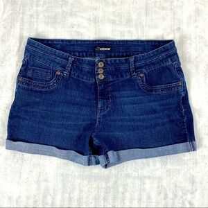 Jordache Jean Shorts Fold Up Hem